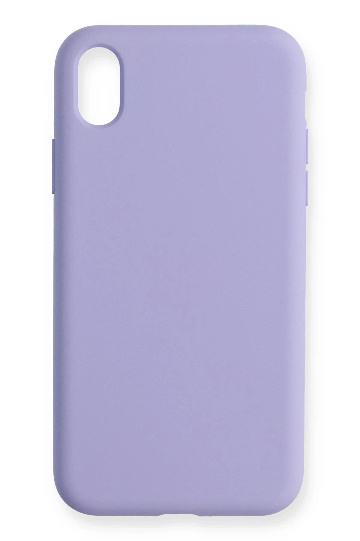 Mey İthalat® iPhone XR Kılıf Nano içi Kadife Silikon - Lila