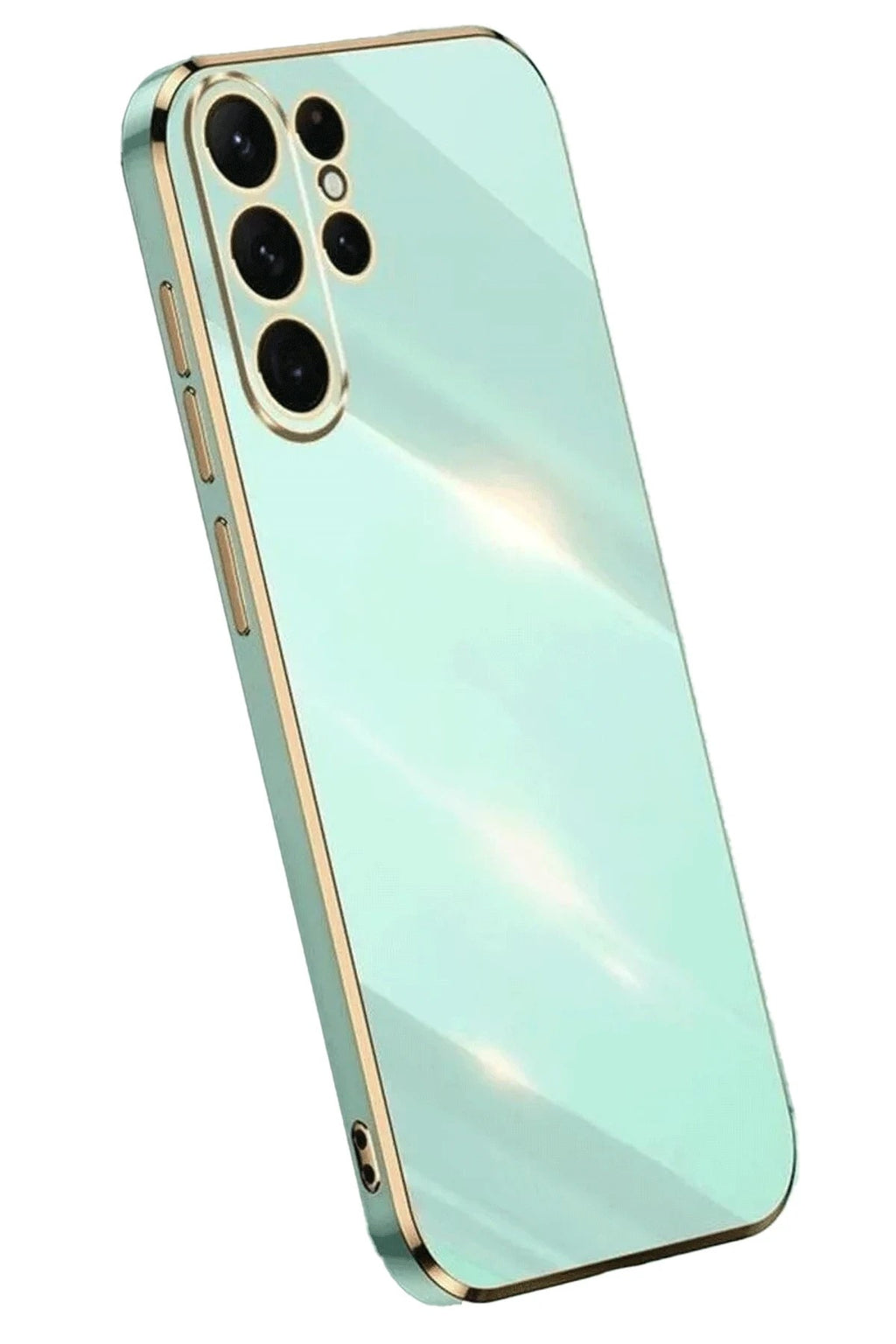 Mey İthalat® Samsung Galaxy S25 Ultra Kılıf Volet Silikon - Açık Yeşil