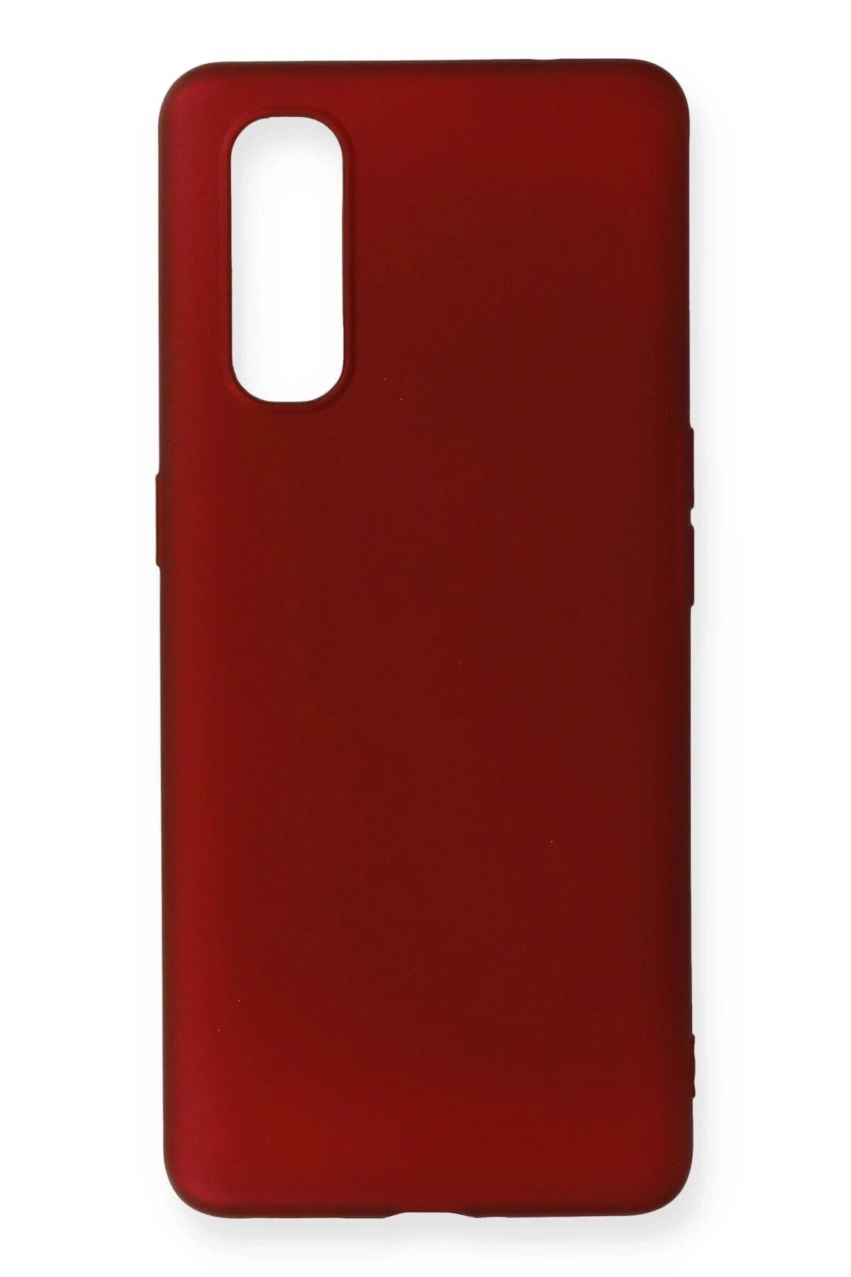 Mey İthalat® Find X2 Kılıf First Silikon - Bordo