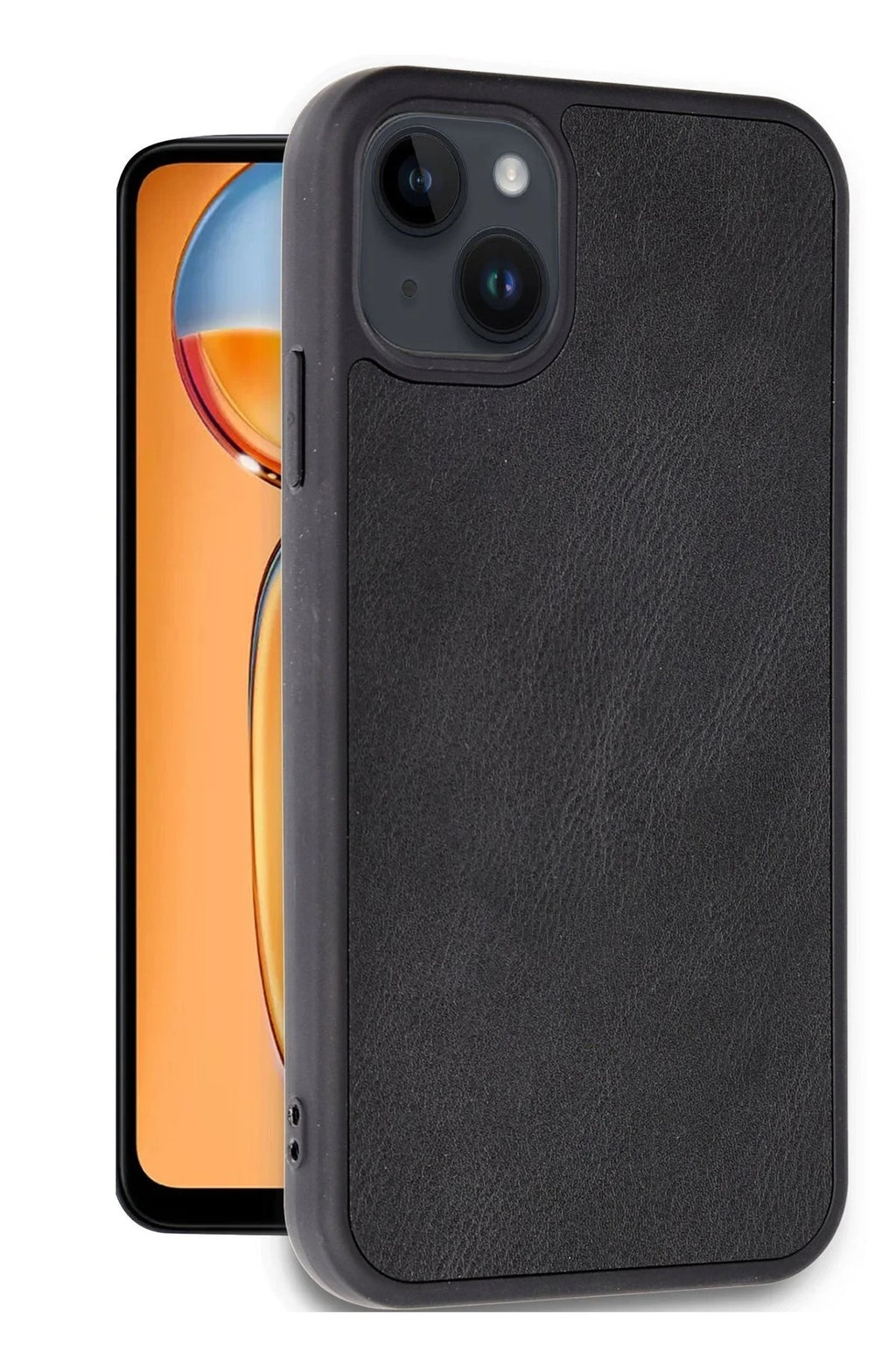 Mey İthalat® iPhone 14 Kılıf Aras Deri Kapak - Siyah