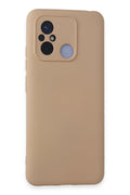 Mey İthalat® Redmi 12C Kılıf Nano içi Kadife Silikon - Pudra