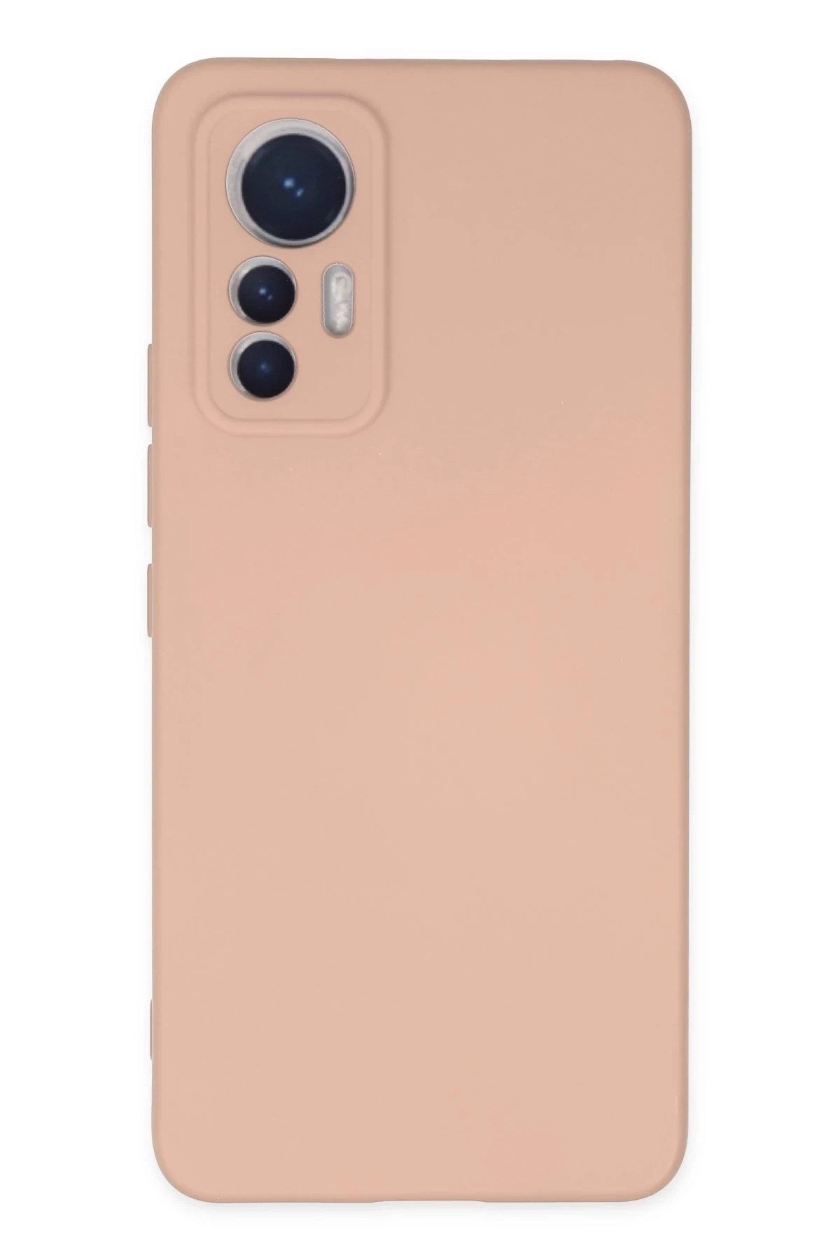 Mey İthalat® Mi 12 Lite Kılıf Nano içi Kadife Silikon - Pudra