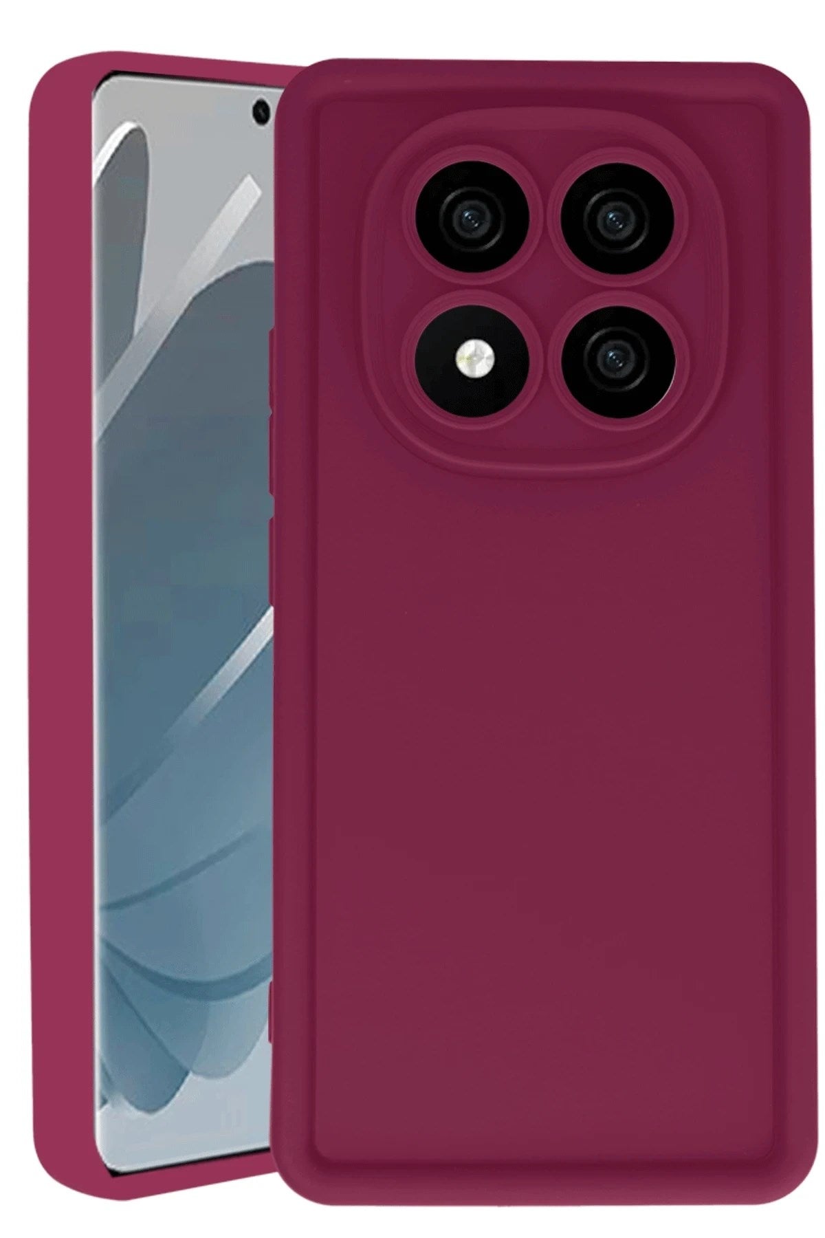 Mey İthalat® Redmi Note 14 Pro 5G Kılıf Viera Silikon - Bordo