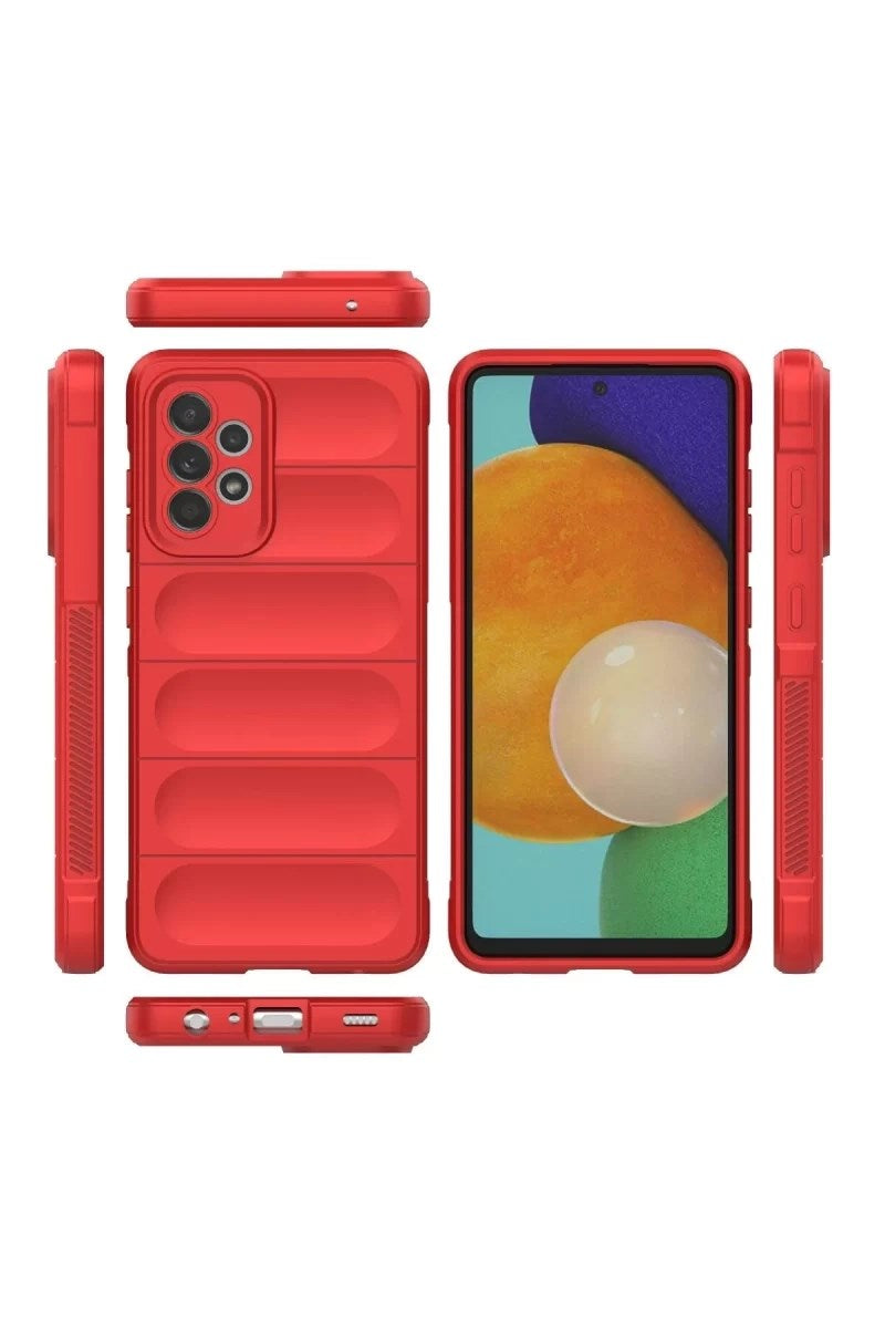 Mey İthalat® Samsung Galaxy A52 Kılıf Optimum Silikon - Kırmızı