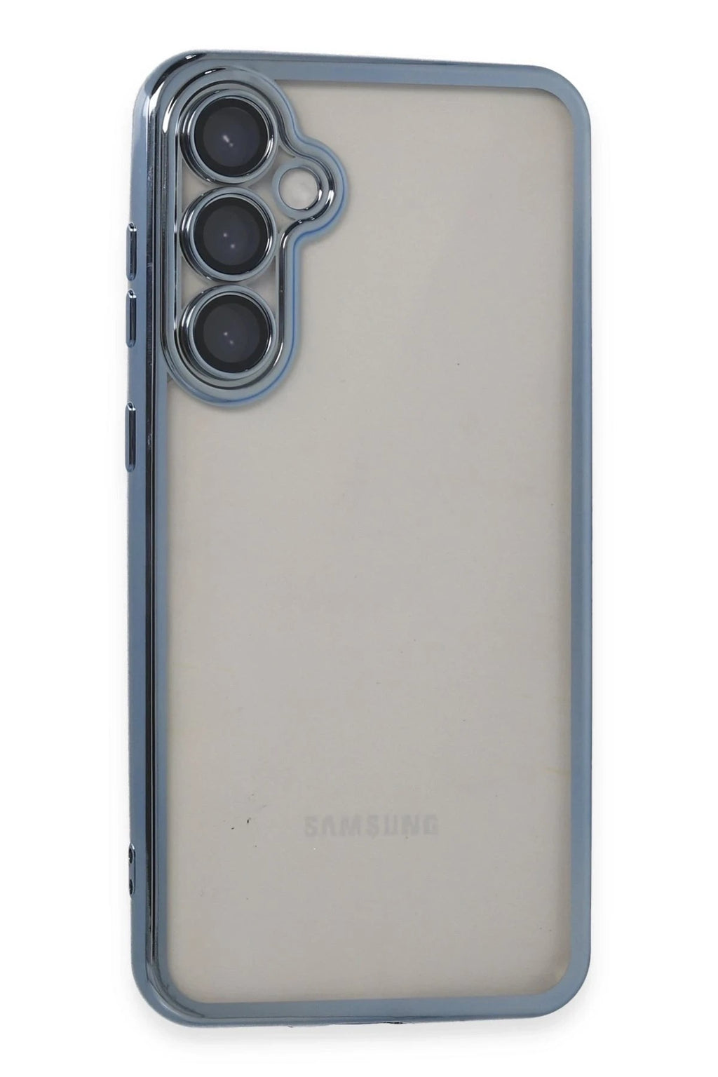 Mey İthalat® Samsung Galaxy S23 FE Kılıf Lensli Silikon - Açık Mavi