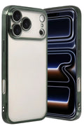 Mey İthalat® iPhone 17 Pro Max Lensli Silikon - Yeşil