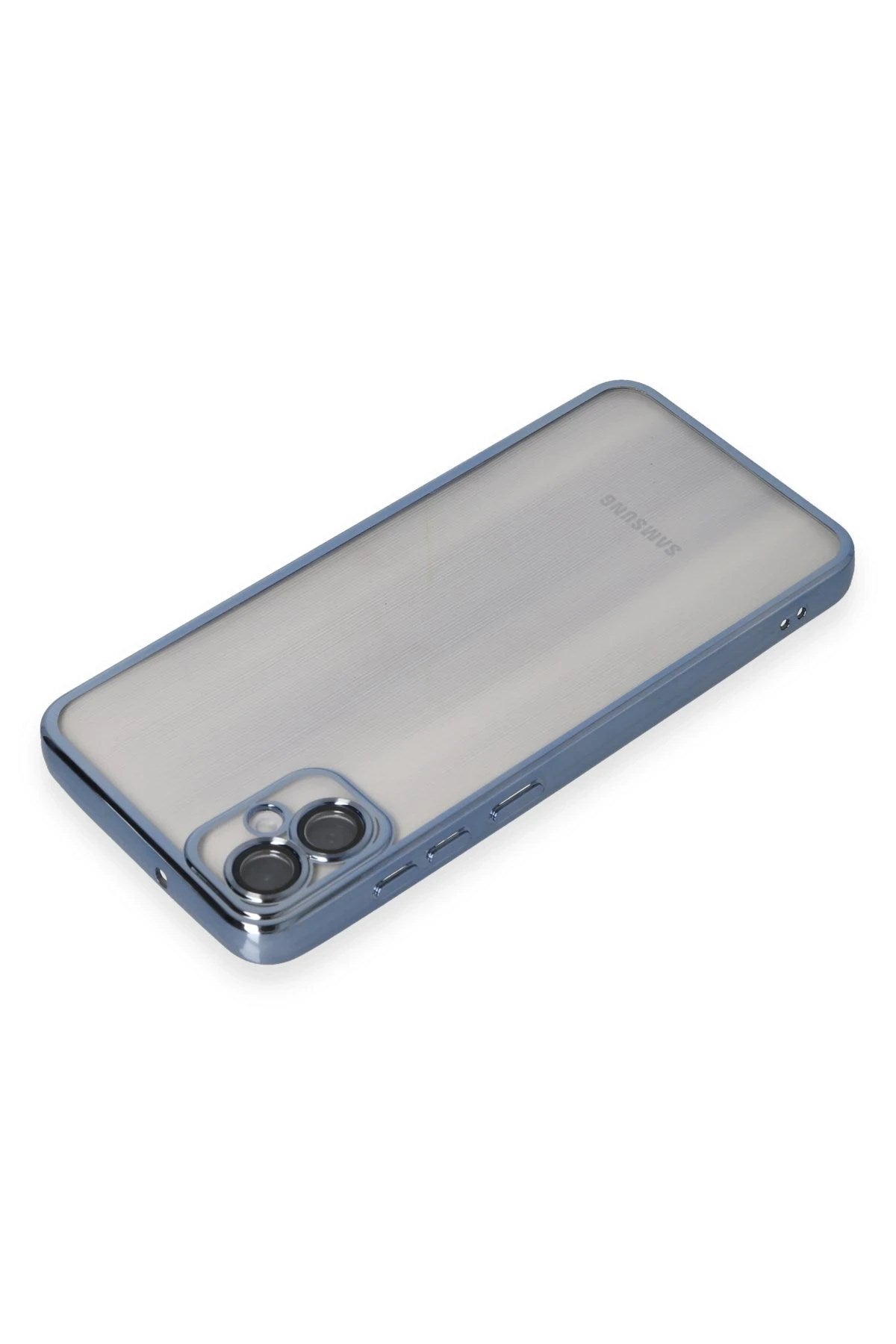 Mey İthalat® Samsung Galaxy A05 Kılıf Lensli Silikon - Lacivert