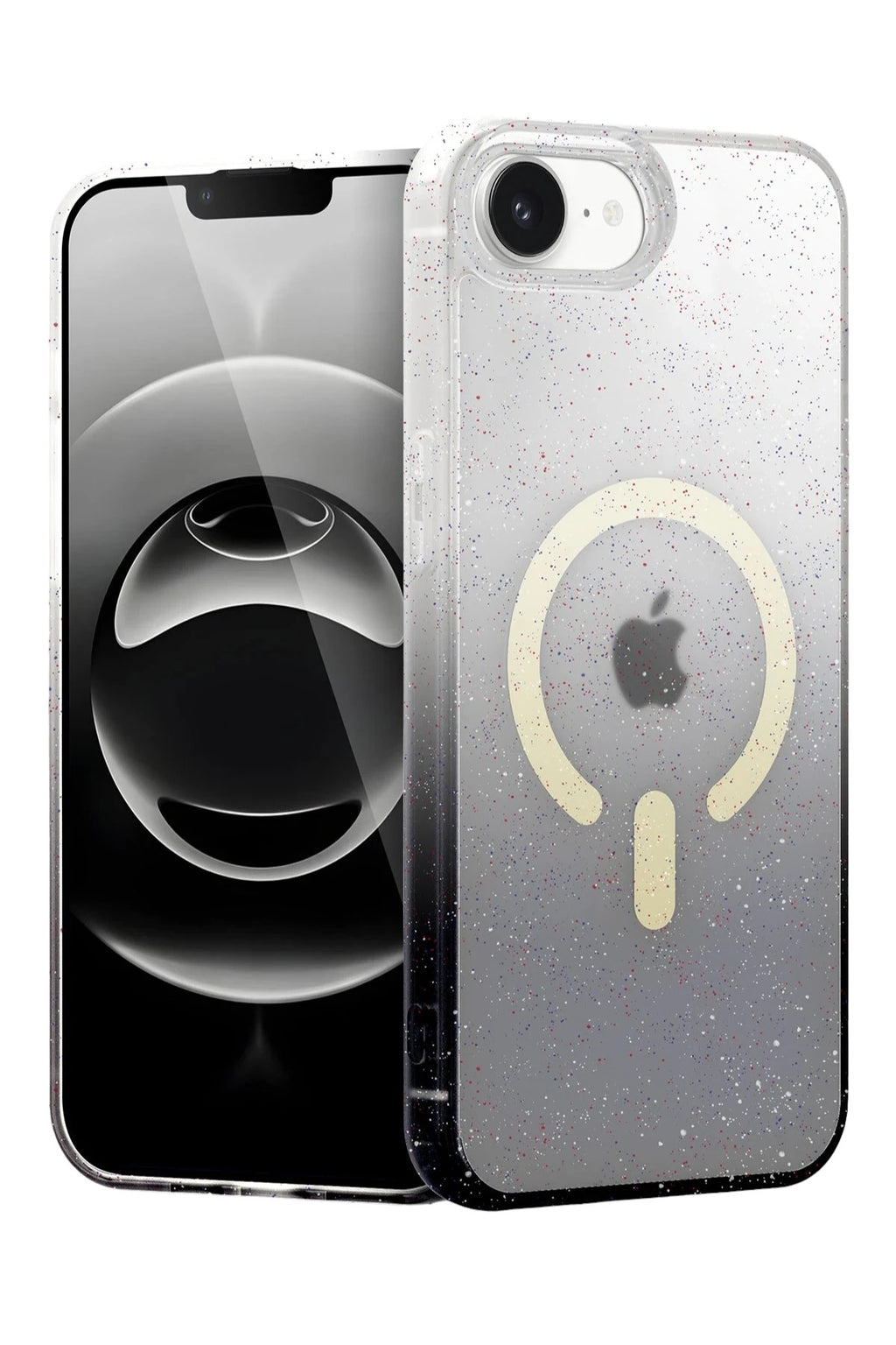 Mey İthalat® iPhone 16E Pummel Shiny Magsafe Kapak - Siyah