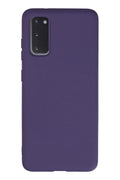 Mey İthalat® Samsung Galaxy S20 Kılıf Nano içi Kadife Silikon - Mor