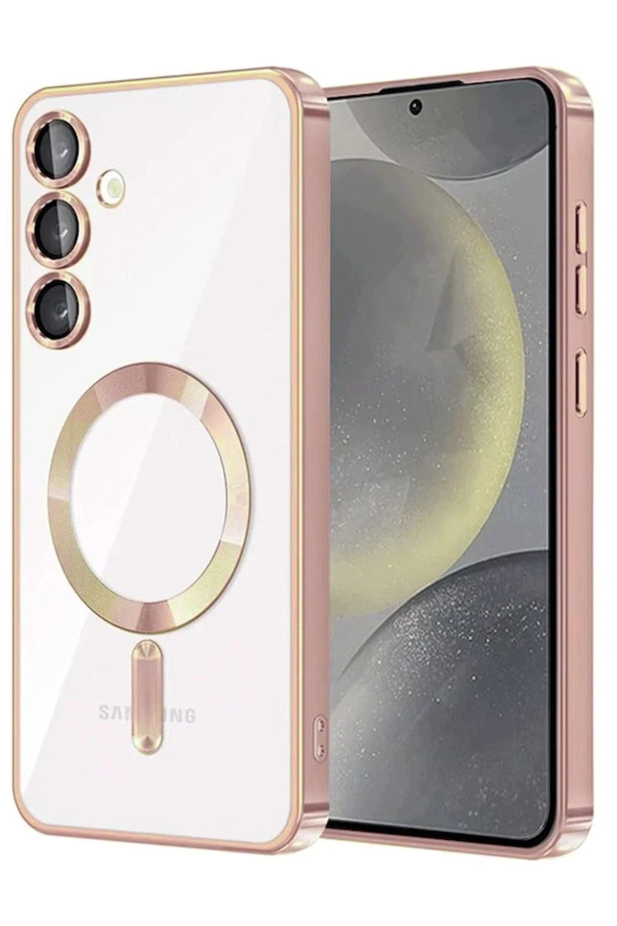 Mey İthalat® Samsung Galaxy A35 5G Kross Magneticsafe Kapak - Rose