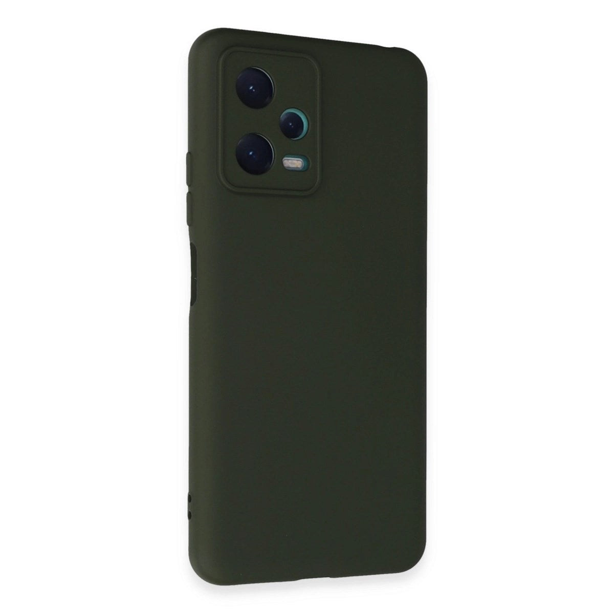Mey İthalat® Redmi Note 12 5G Kılıf Nano içi Kadife Silikon - Koyu Yeşil