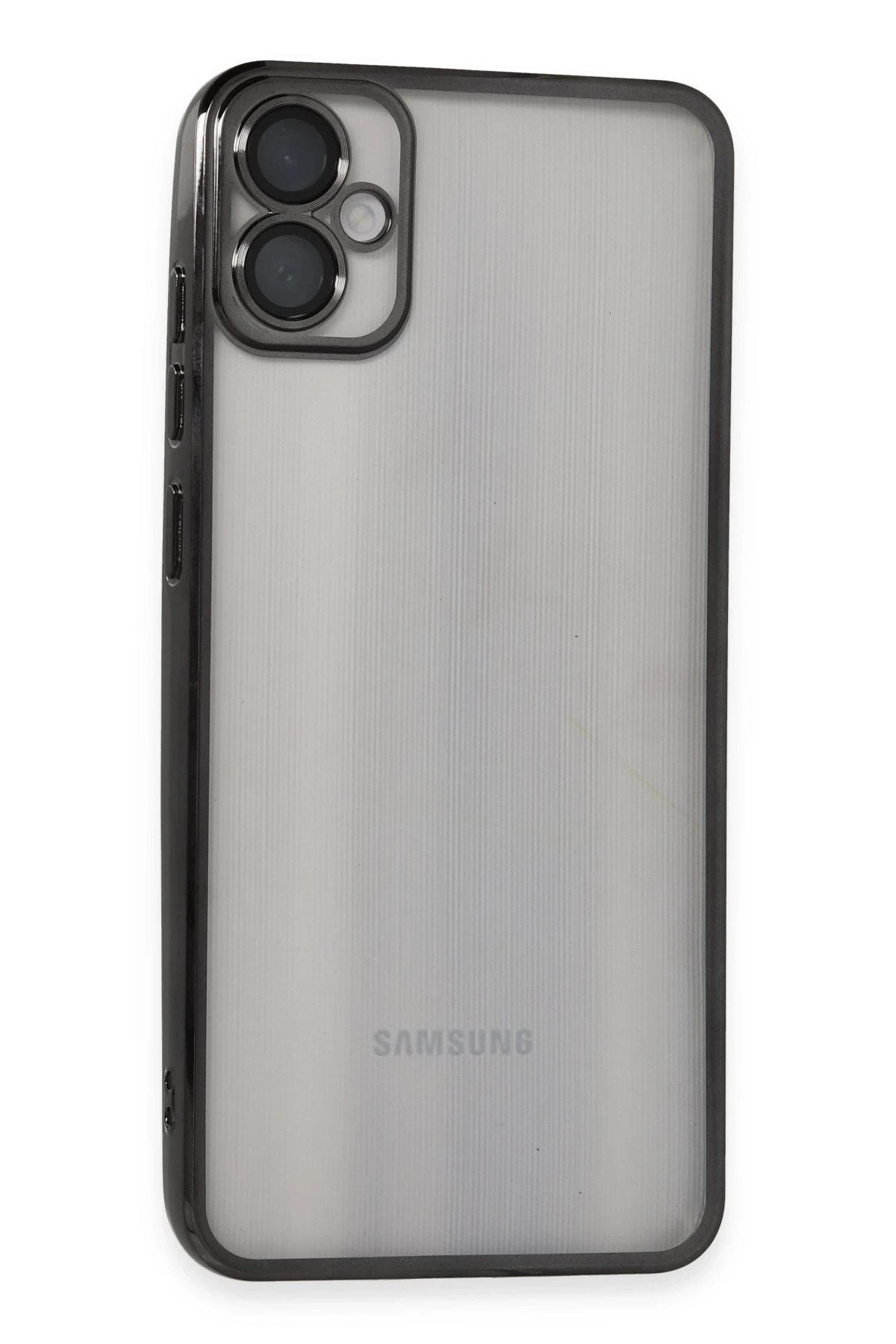 Mey İthalat® Samsung Galaxy A05 Kılıf Lensli Silikon - Siyah