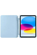 Mey İthalat® iPad 2022 10.9 (10.nesil) Kılıf Kalemlikli Mars Tablet Kılıfı - Mavi