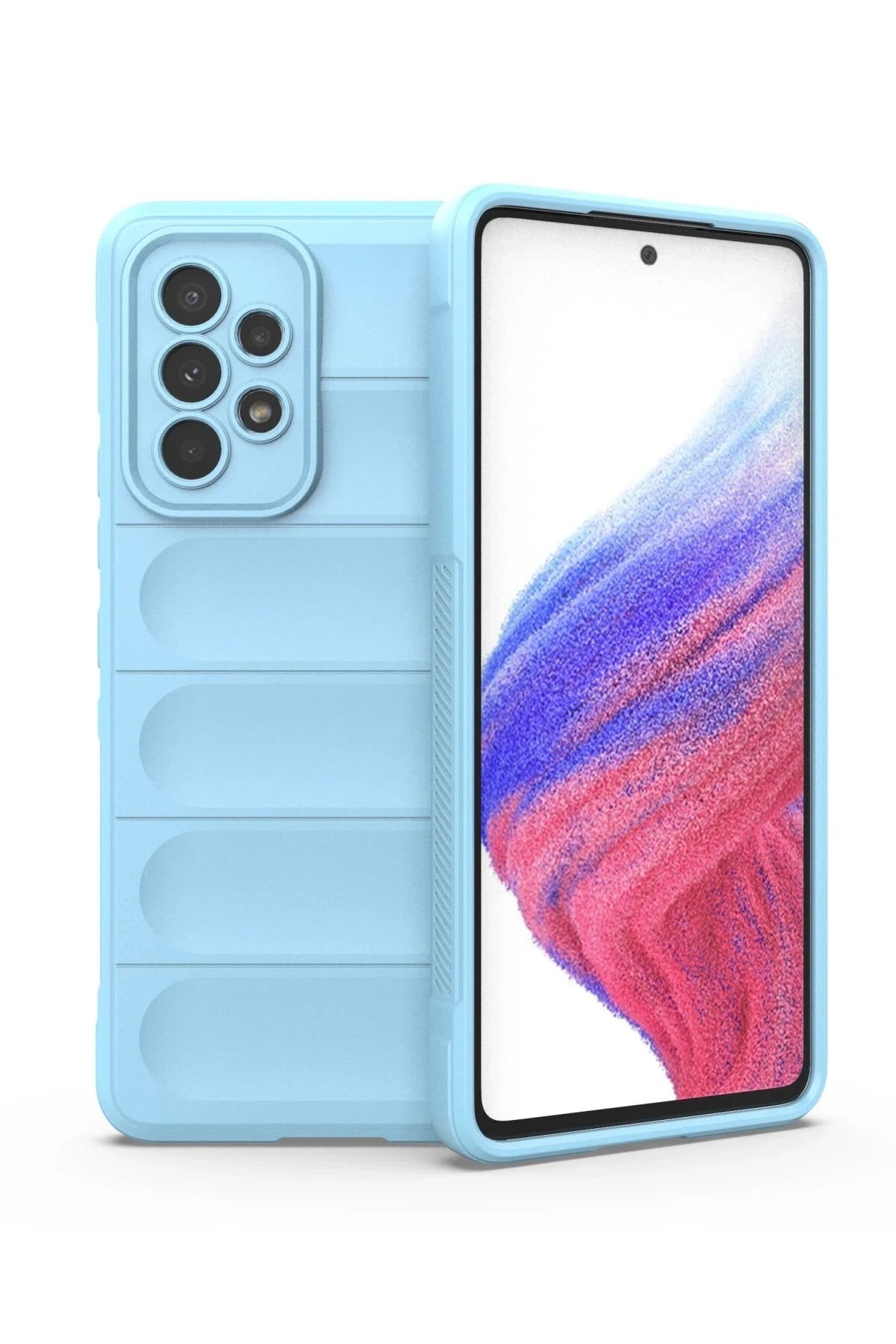 Mey İthalat® Samsung Galaxy A53 5G Kılıf Optimum Silikon - Sky Blue