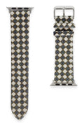 Mey İthalat® Watch 42mm Karo Motif Kordon - Siyah