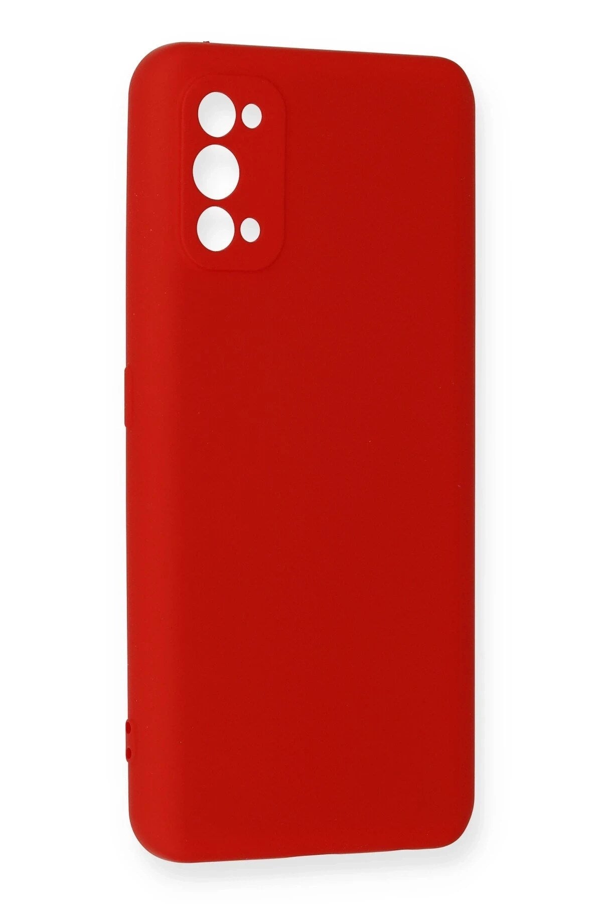 Mey İthalat® Realme 7 Pro Kılıf Nano içi Kadife Silikon - Kırmızı