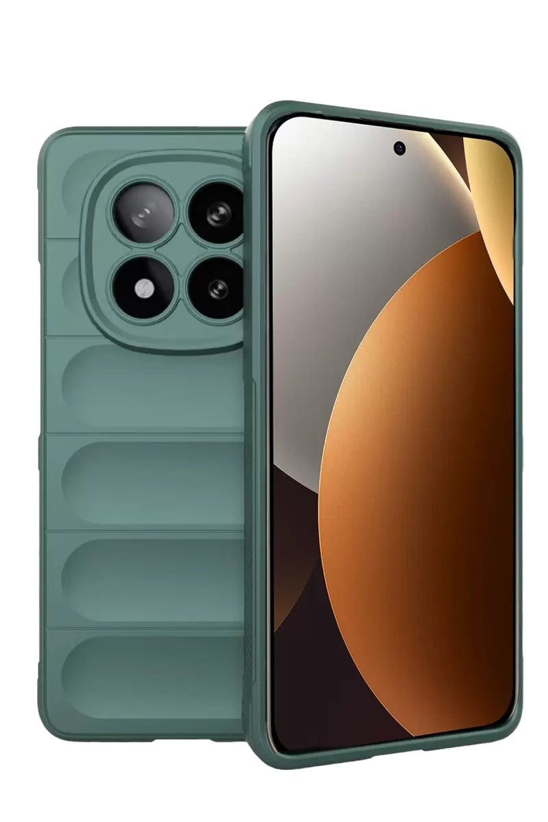 Mey İthalat® Redmi Note 15 Pro 5G Optimum Silikon - Koyu Yeşil