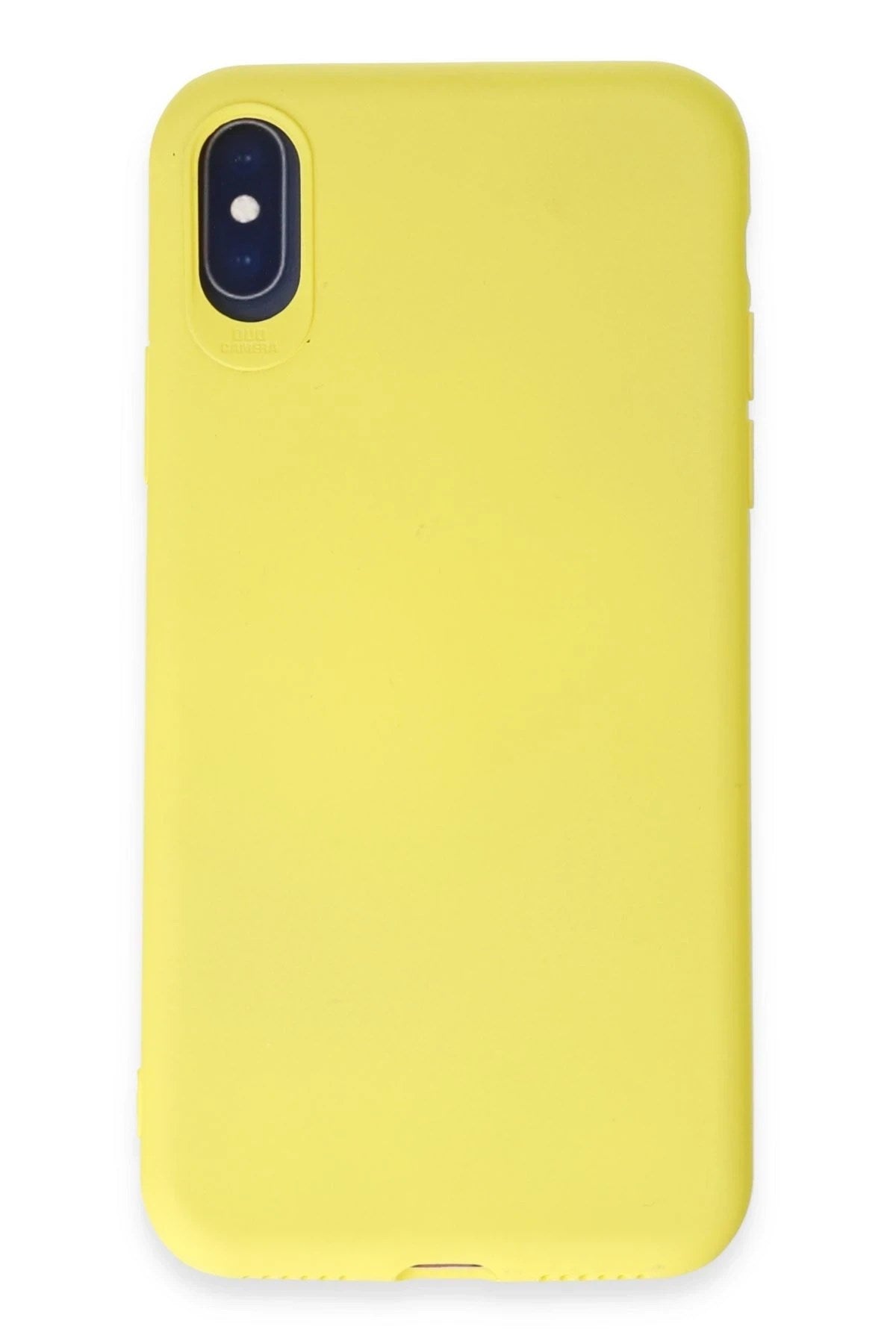 Mey İthalat® iPhone X Kılıf First Silikon - Sarı