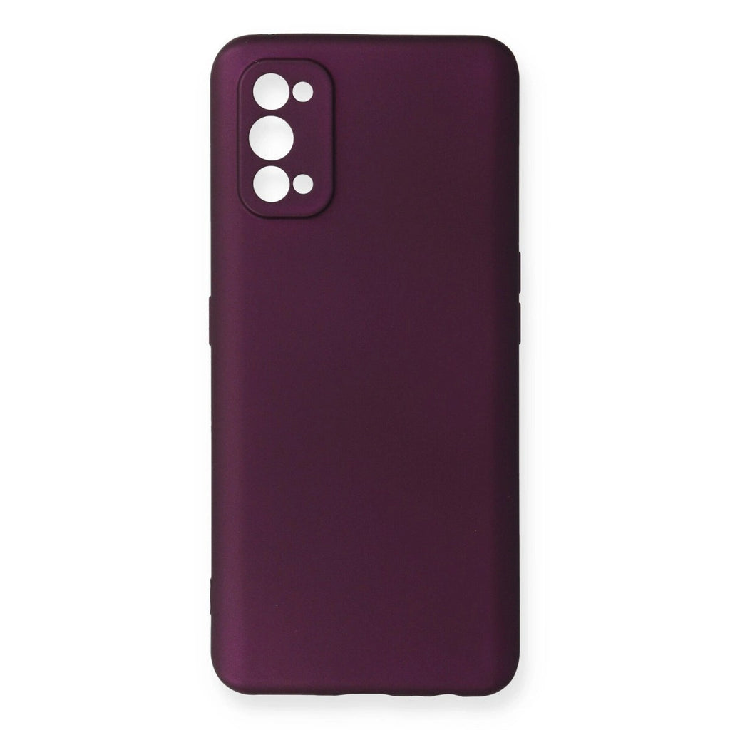 Mey İthalat® Realme 7 Pro Kılıf First Silikon - Mürdüm