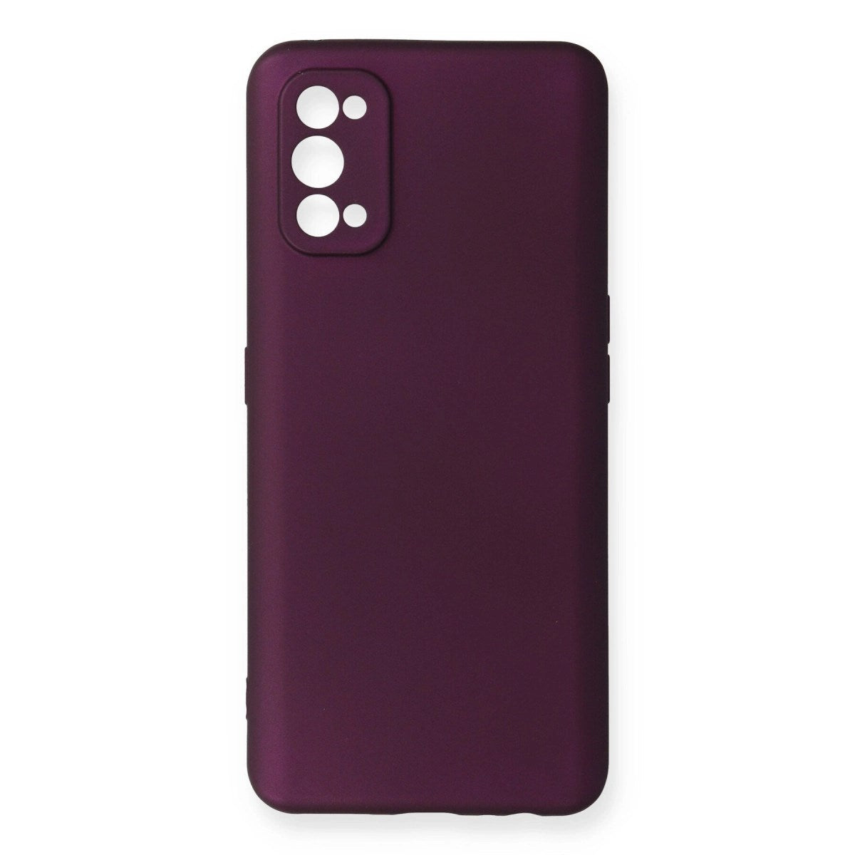 Mey İthalat® Realme 7 Pro Kılıf First Silikon - Mürdüm