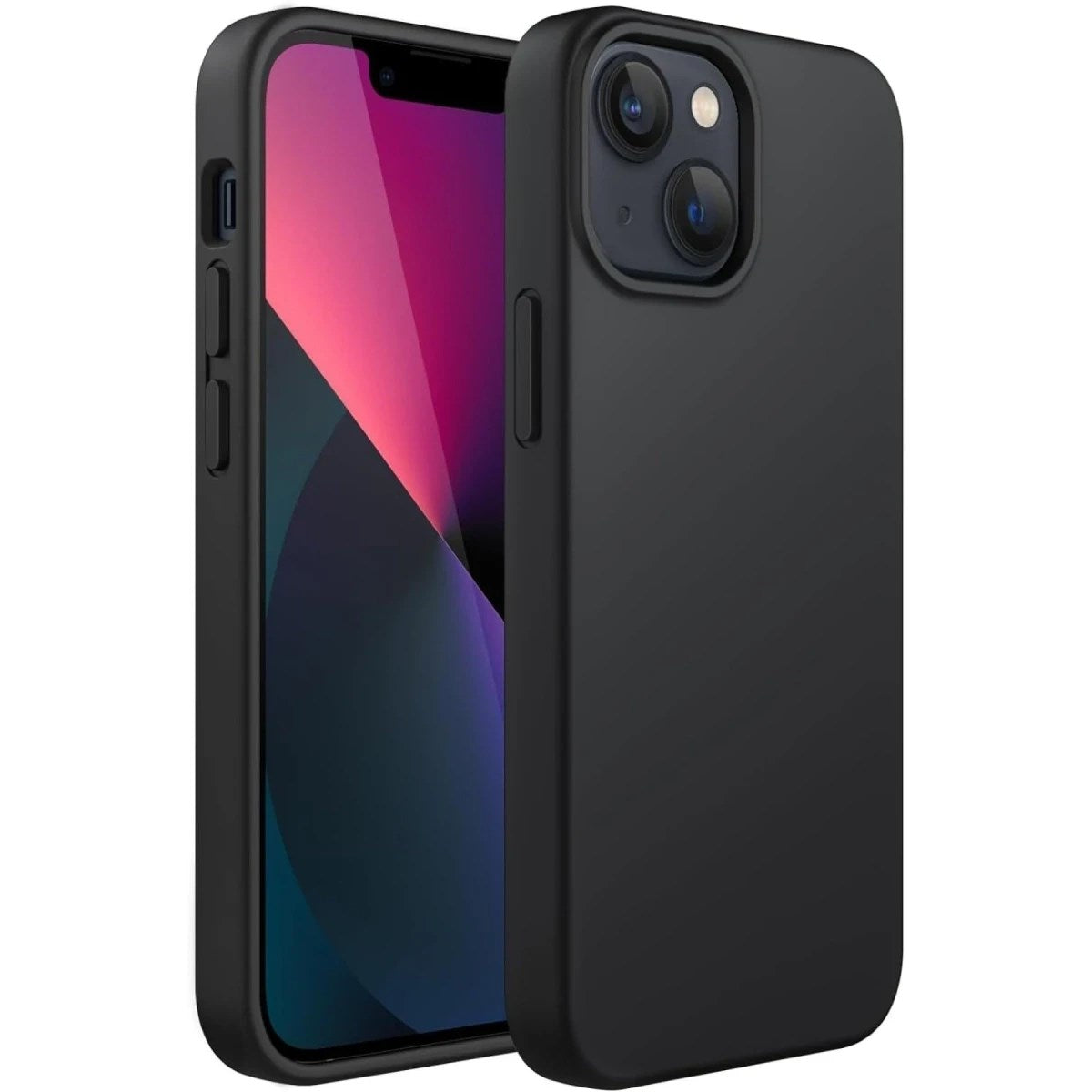 Mey İthalat® iPhone 14 Plus Kılıf First Silikon - Siyah