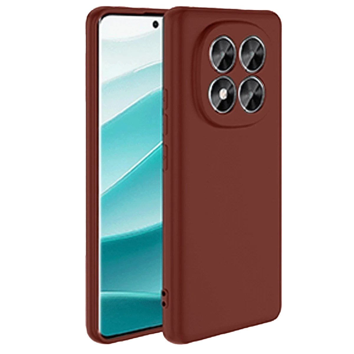 Mey İthalat® Redmi Note 14 Pro 5G Kılıf First Silikon - Bordo
