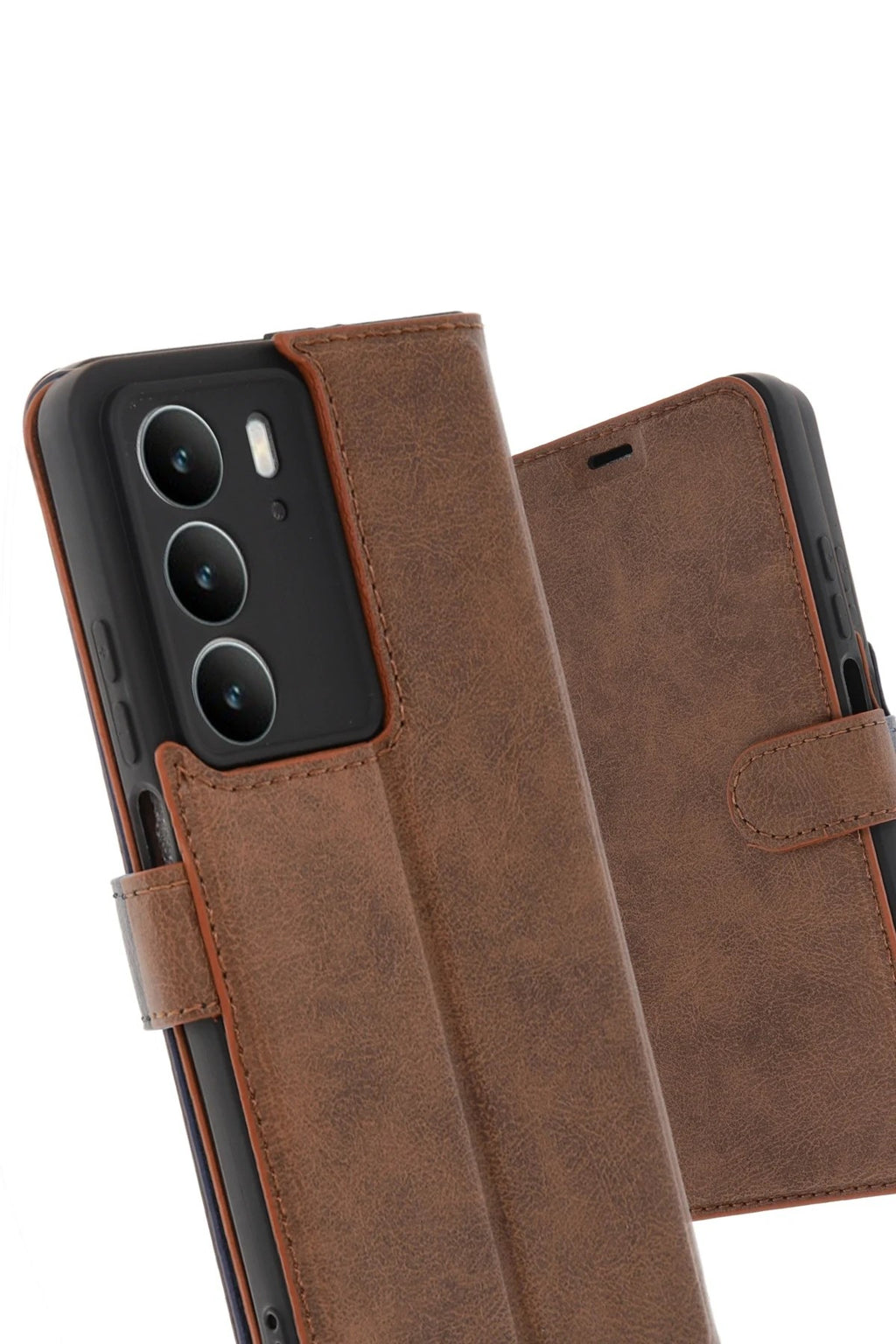 Mey İthalat® Realme C75 4G Trend S Plus Kapaklı Kılıf - Taba
