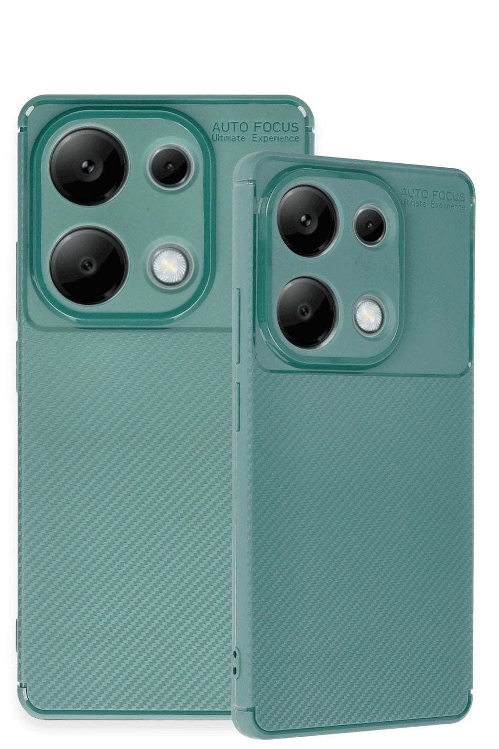 Mey İthalat® Redmi Note 13 Pro 4G Kılıf Auto Focus Karbon Kapak - Koyu Yeşil