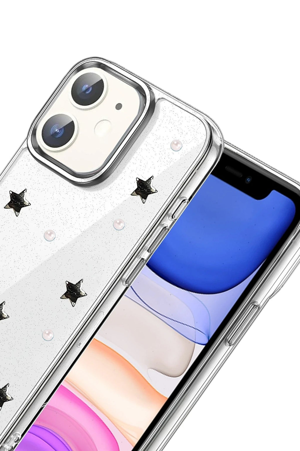 Mey İthalat® iPhone 12 Fiyonk Desenli Kapak - Desen 7