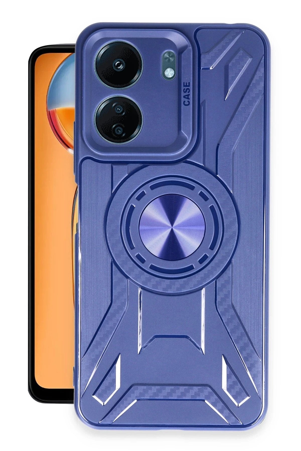 Mey İthalat® Redmi 13C Kılıf Lincoln Silikon - Lacivert