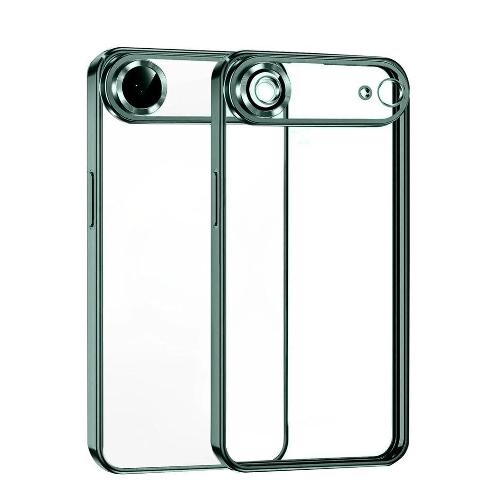 Mey İthalat® iPhone 17 Air Lensli Silikon - Yeşil