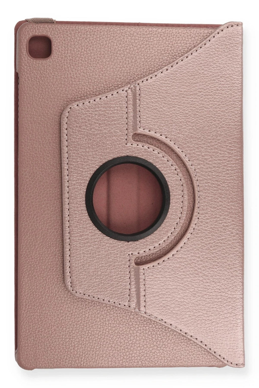 Mey İthalat® Samsung Galaxy T500 Tab A7 10.4 Kılıf 360 Tablet Deri Kılıf - Rose Gold