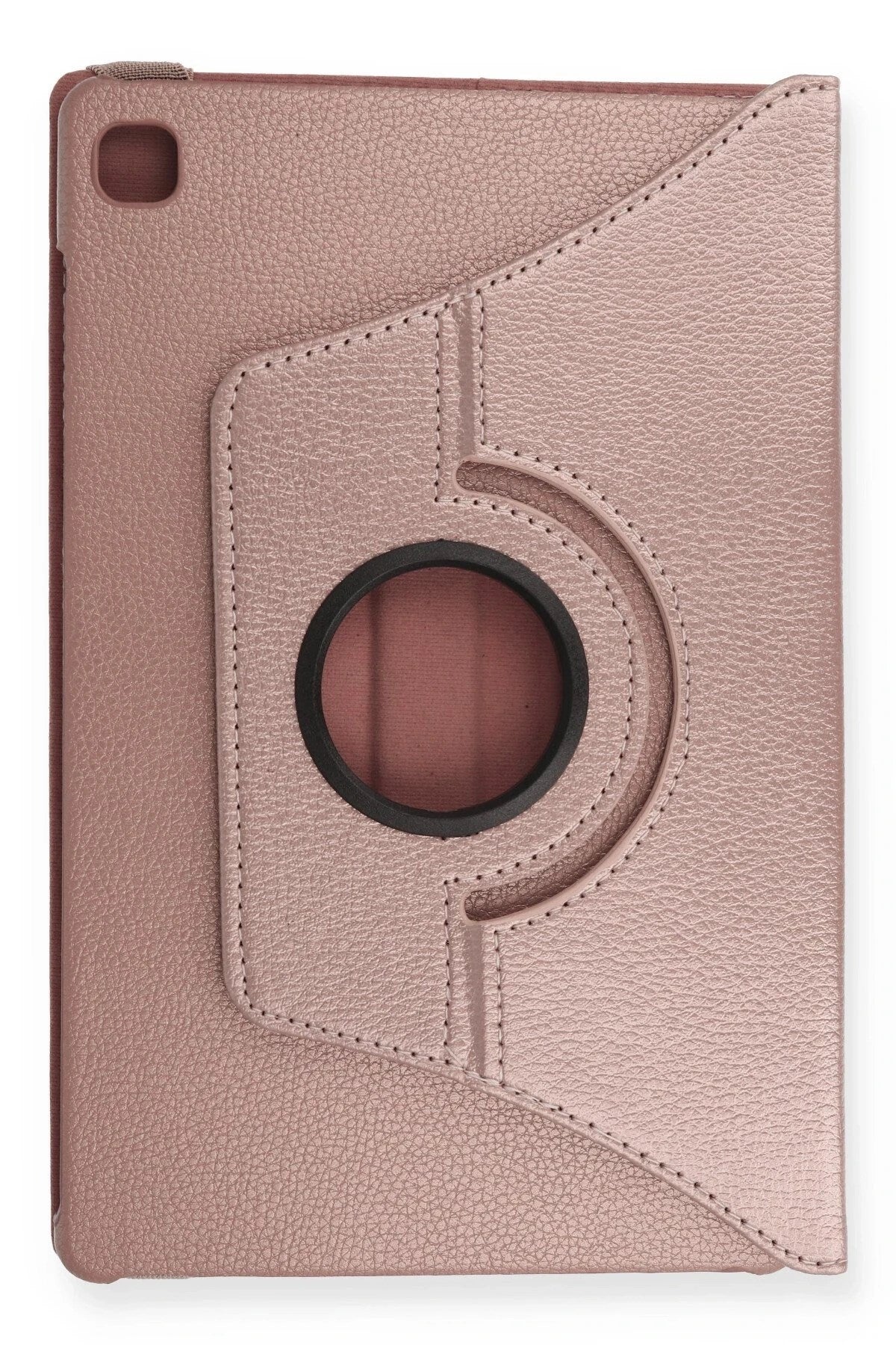 Mey İthalat® Samsung Galaxy T500 Tab A7 10.4 Kılıf 360 Tablet Deri Kılıf - Rose Gold