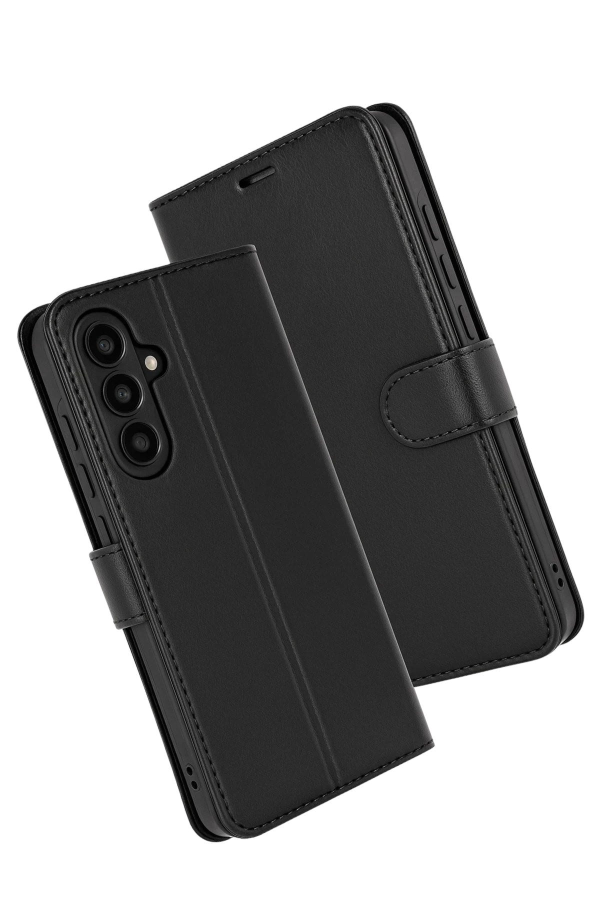 Mey İthalat® Samsung Galaxy S25 FE Trend S Plus Kapaklı Kılıf - Siyah