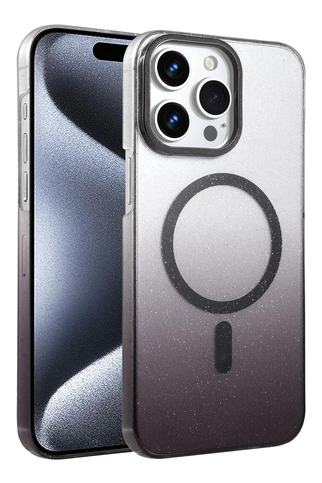 Mey İthalat® iPhone 14 Pro Max Glossy Magsafe Kapak - Siyah