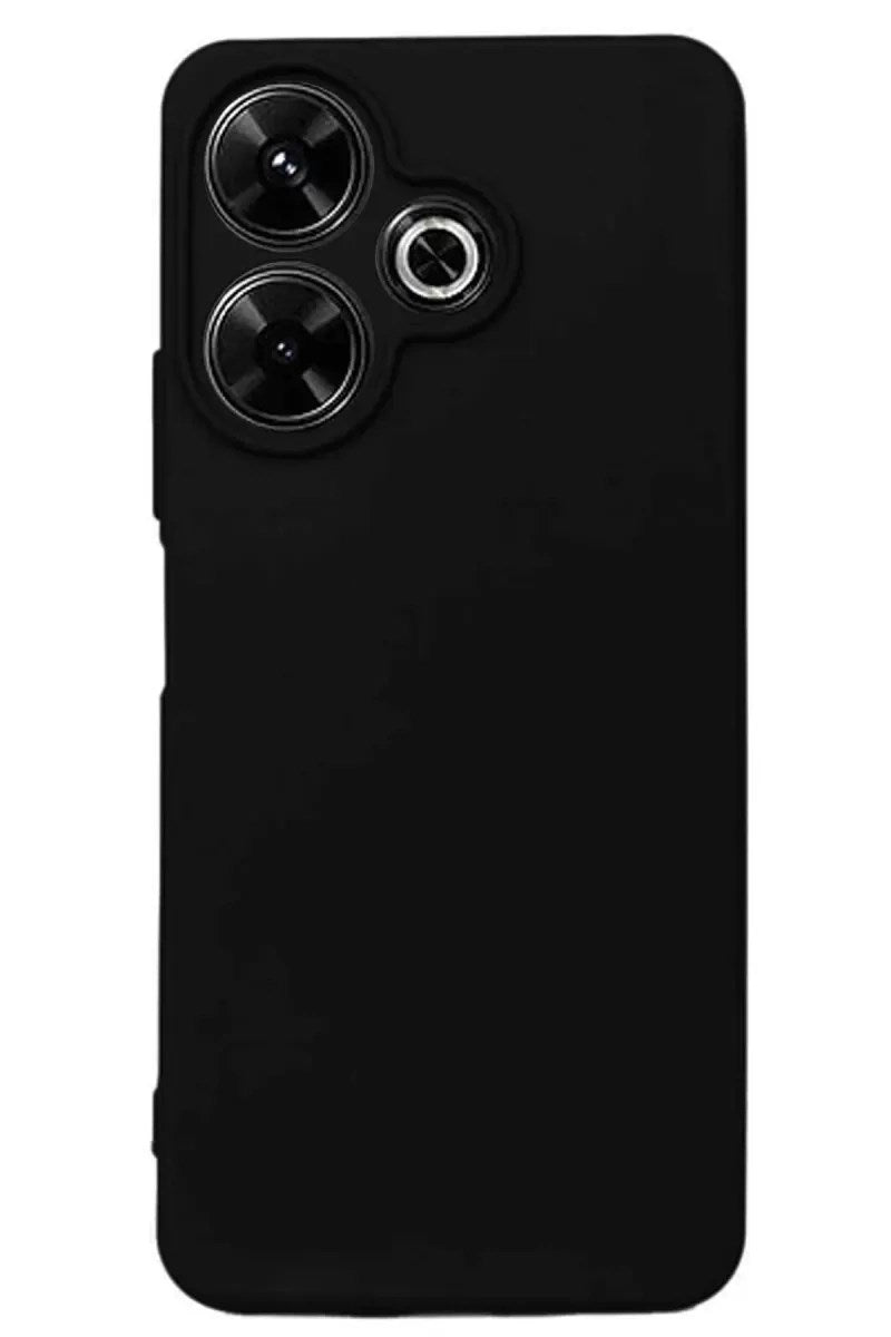 Mey İthalat® Redmi 13 4G Kılıf First Silikon - Siyah