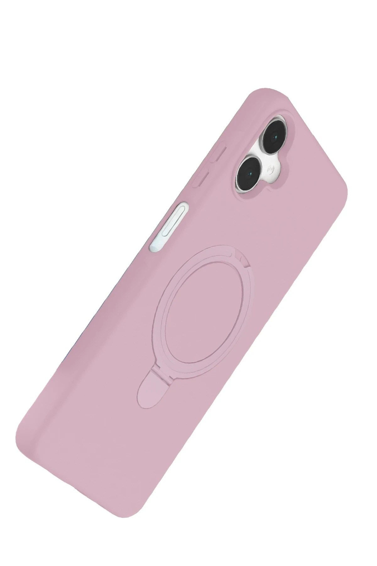 Mey İthalat® Samsung Galaxy A06 Regal Magsafe Standlı Kapak - Açık Pembe