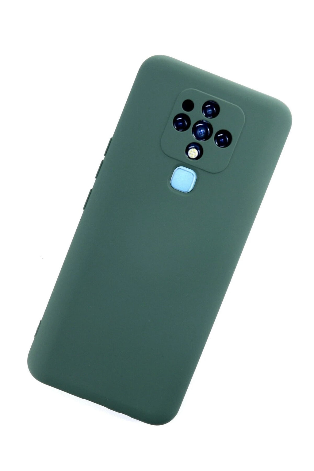 Mey İthalat® Tecno Camon 16 Kılıf Nano içi Kadife Silikon - Koyu Yeşil