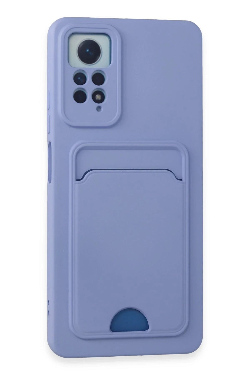 Mey İthalat® Redmi Note 11 Pro Kılıf Kelvin Kartvizitli Silikon - Lila