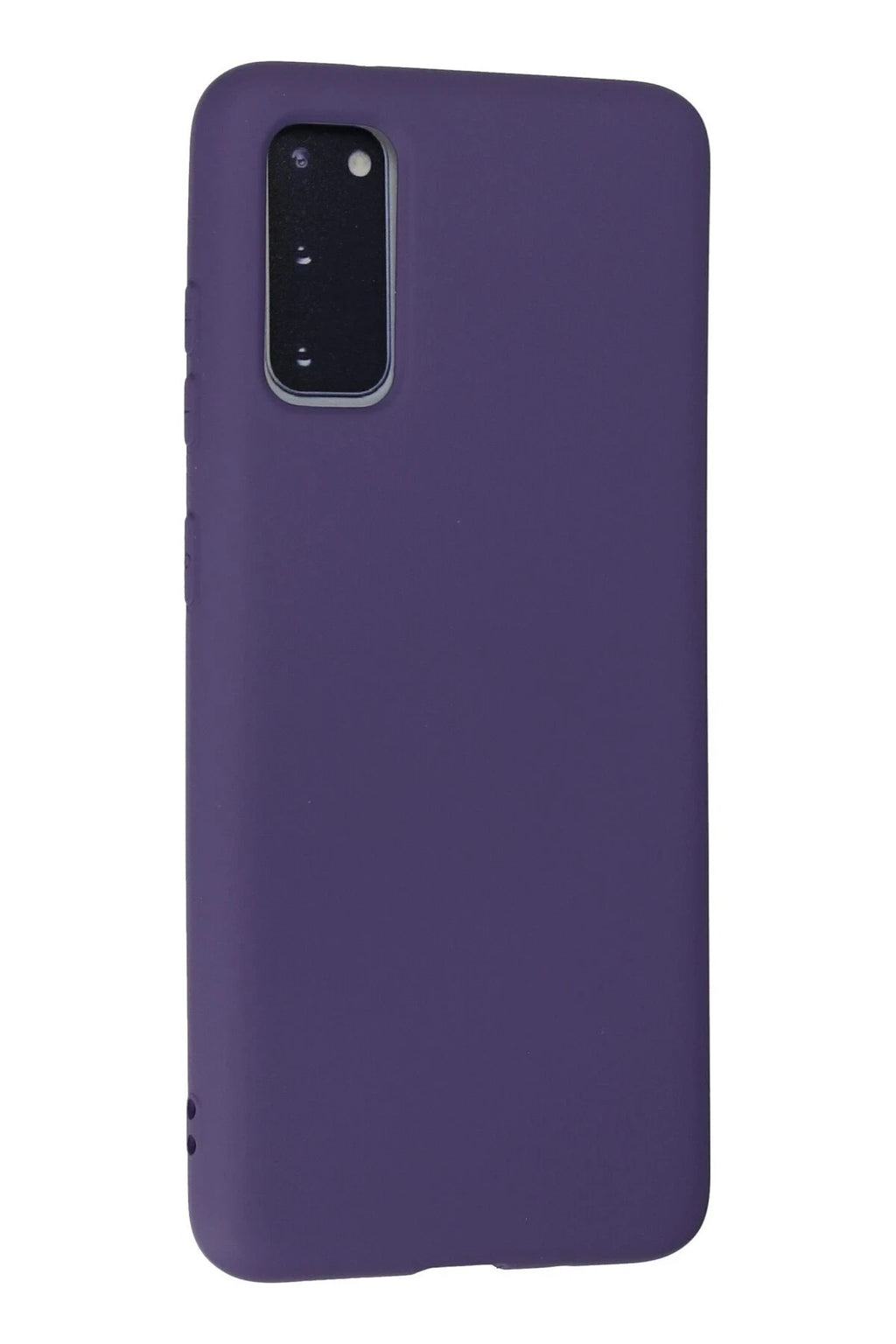 Mey İthalat® Samsung Galaxy S20 Kılıf Nano içi Kadife Silikon - Mor
