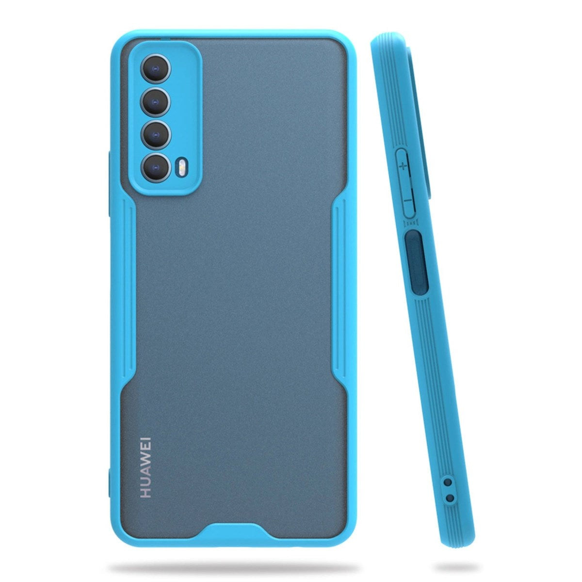 Mey İthalat® Huawei P Smart 2021 Kılıf Platin Silikon - Mavi