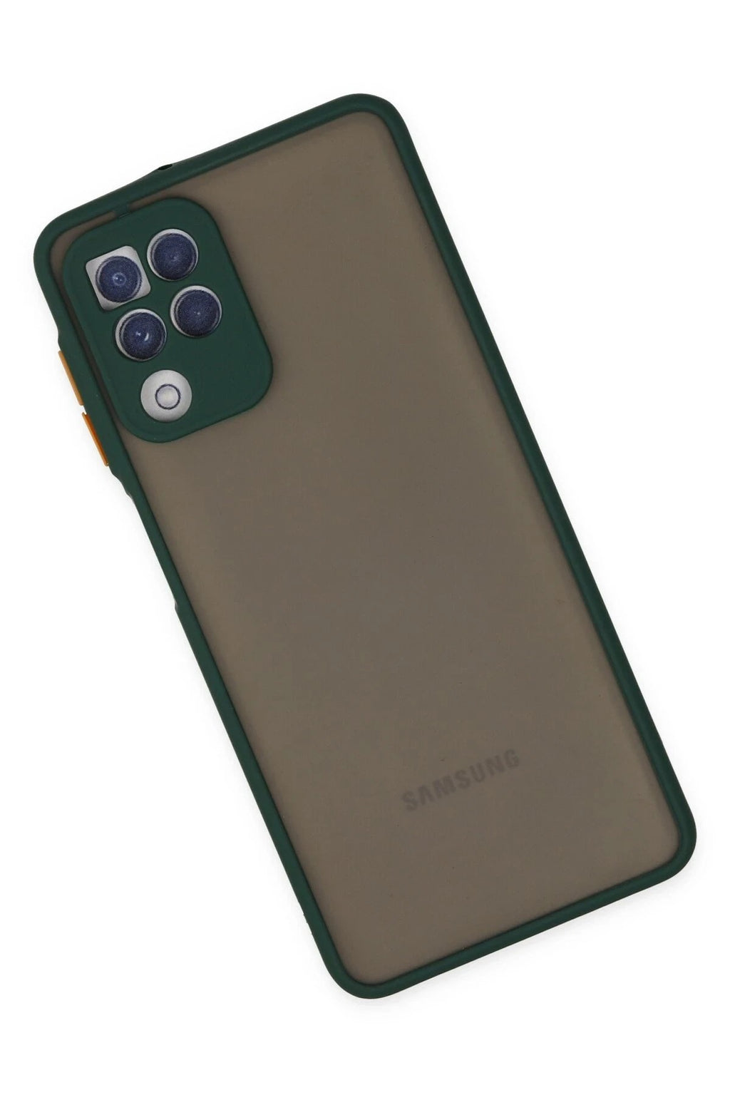 Mey İthalat® Samsung Galaxy A22 Kılıf Montreal Silikon Kapak - Yeşil