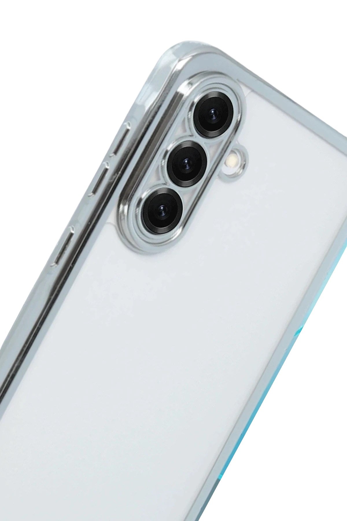 Mey İthalat® Samsung Galaxy A17 5G Lensli Silikon - Gümüş