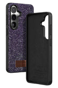 Mey İthalat® Samsung Galaxy S26 Bright Simli Kapak - Derin Mor