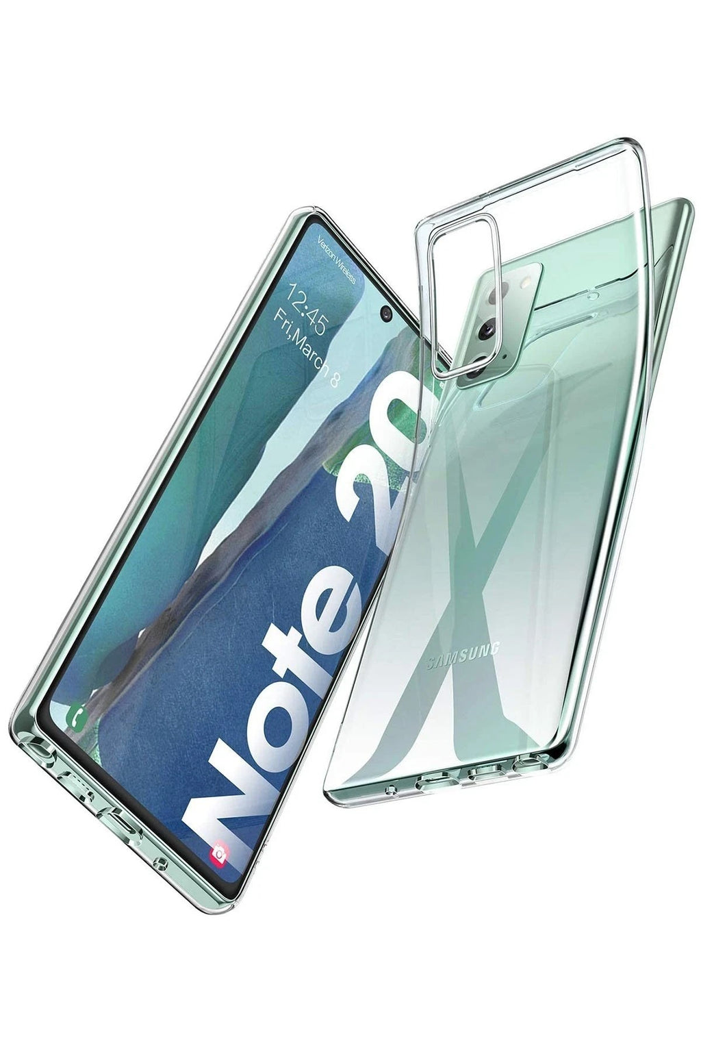 Mey İthalat® Samsung Galaxy Note 20 Kılıf Lüx Şeffaf Silikon