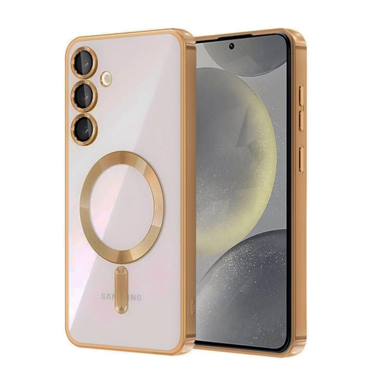 Mey İthalat® Samsung Galaxy A36 Kross Magneticsafe Kapak - Çöl Titanyum