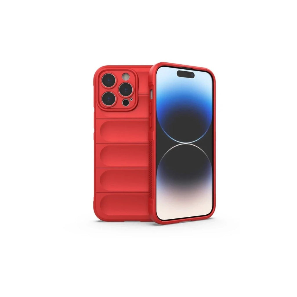 Mey İthalat® iPhone 16 Pro Kılıf Optimum Silikon - Kırmızı