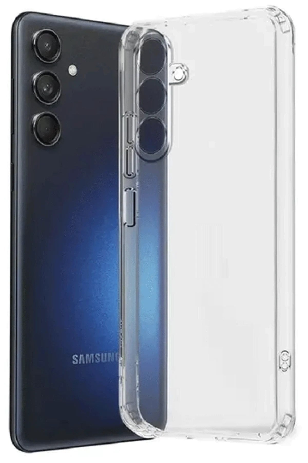 Mey İthalat® Samsung Galaxy A36 Kılıf Lüx Şeffaf Silikon