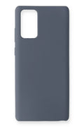 Mey İthalat® Samsung Galaxy Note 20 Kılıf Nano içi Kadife Silikon - Gri