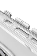 Mey İthalat® iPhone 15 Pro Max Gleam PC Sert Magsafe Kılıf - Şeffaf-Siyah